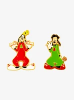 Loungefly Disney A Goofy Movie Max & Goofy Holiday Pajamas Enamel Pin Set - BoxLunch Exclusive