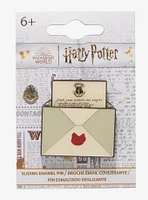 Loungefly Harry Potter Hogwarts Acceptance Letter Sliding Enamel Pin — BoxLunch Exclusive