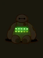 Disney Big Hero 6 Baymax Pain Scale Glow-in-the-Dark Enamel Pin