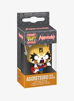 Funko Pocket Pop! Sanrio Aggretsuko with Guitar Vinyl Keychain