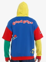 Chucky Color-Block Twofer Hoodie