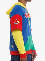 Chucky Color-Block Twofer Hoodie