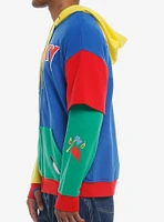 Chucky Color-Block Twofer Hoodie