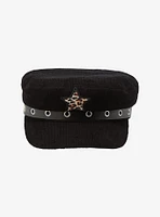 Leopard Star Cabbie Hat