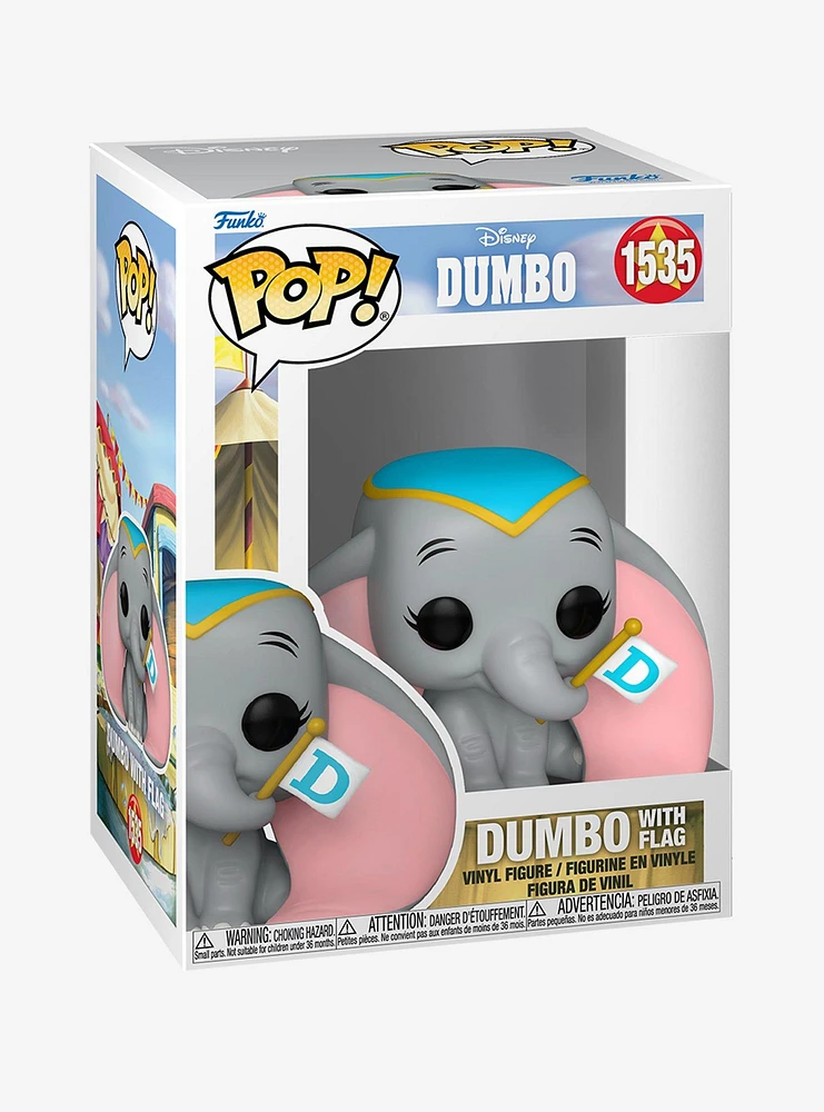 Funko Disney Dumbo Pop! Dumbo With Flag Vinyl Figure