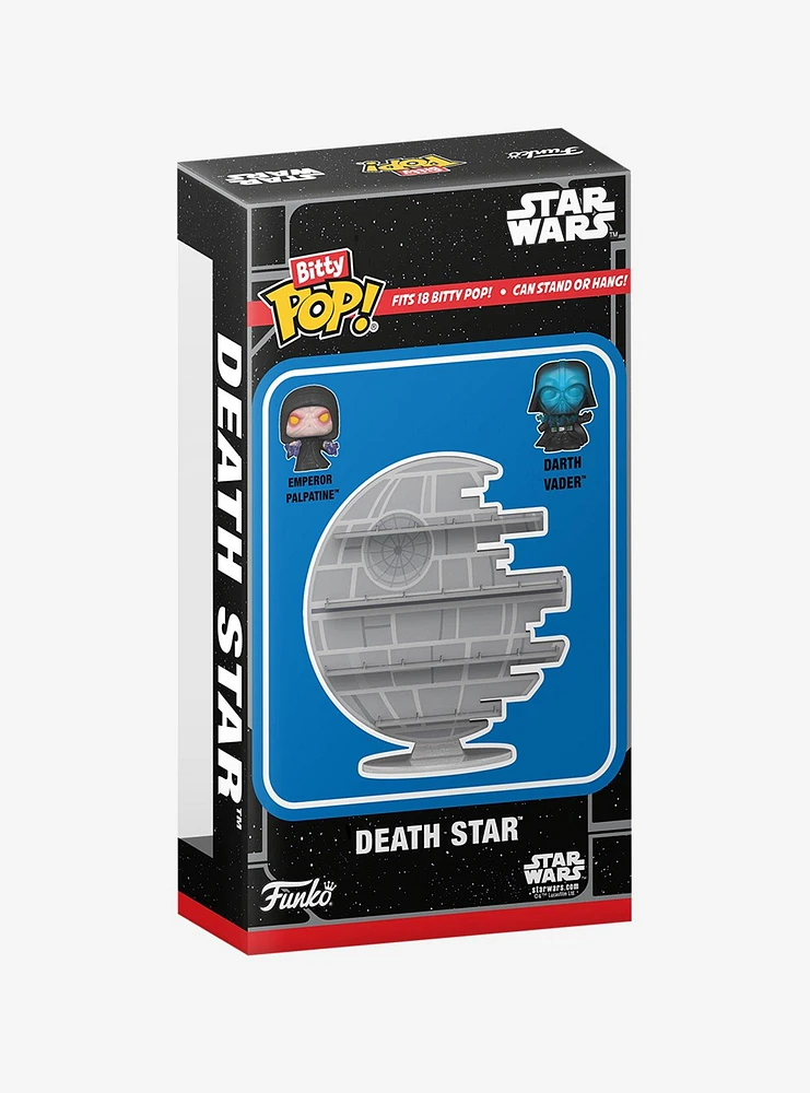 Funko Star Wars Bitty Pop! Display Death Star Shelf & Figure Set