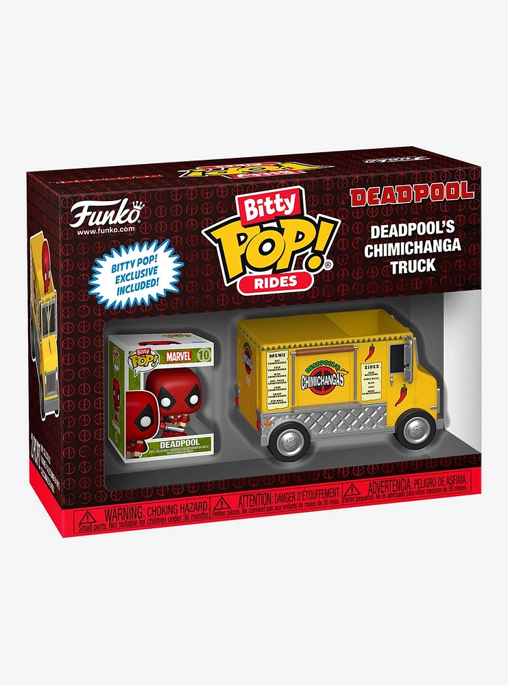 Funko Marvel Deadpool Bitty Pop! Rides Deadpool's Chimichanga Truck Vinyl Figure