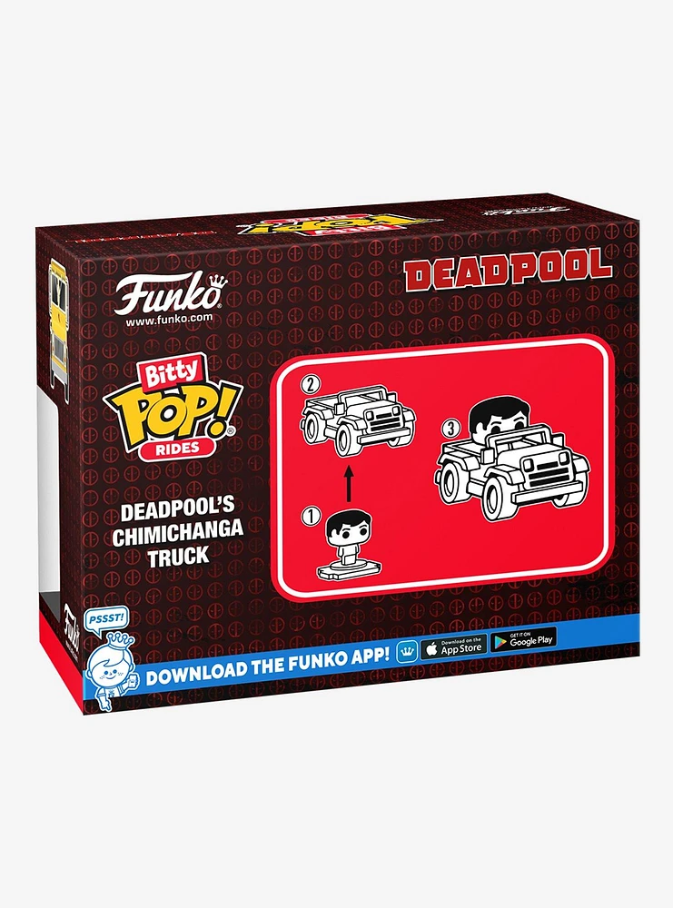 Funko Marvel Deadpool Bitty Pop! Rides Deadpool's Chimichanga Truck Vinyl Figure