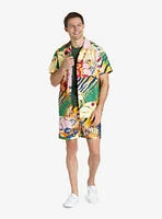 Tropic Thrill Button-Up Shirt and Short Set