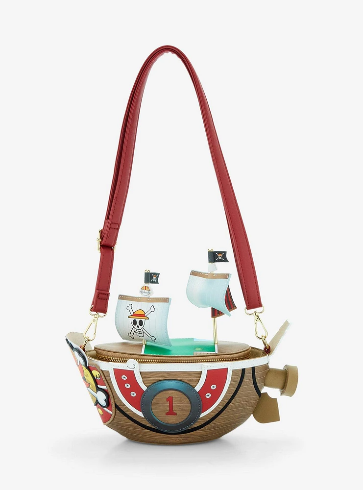 Loungefly One Piece Thousand Sunny Figural Crossbody Bag