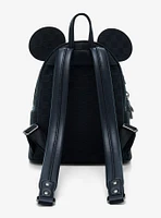 Loungefly Disney Mickey Mouse Black Checkered Figural Mini Backpack