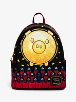 Loungefly Squid Game Pig Glow-In-The-Dark Mini Backpack