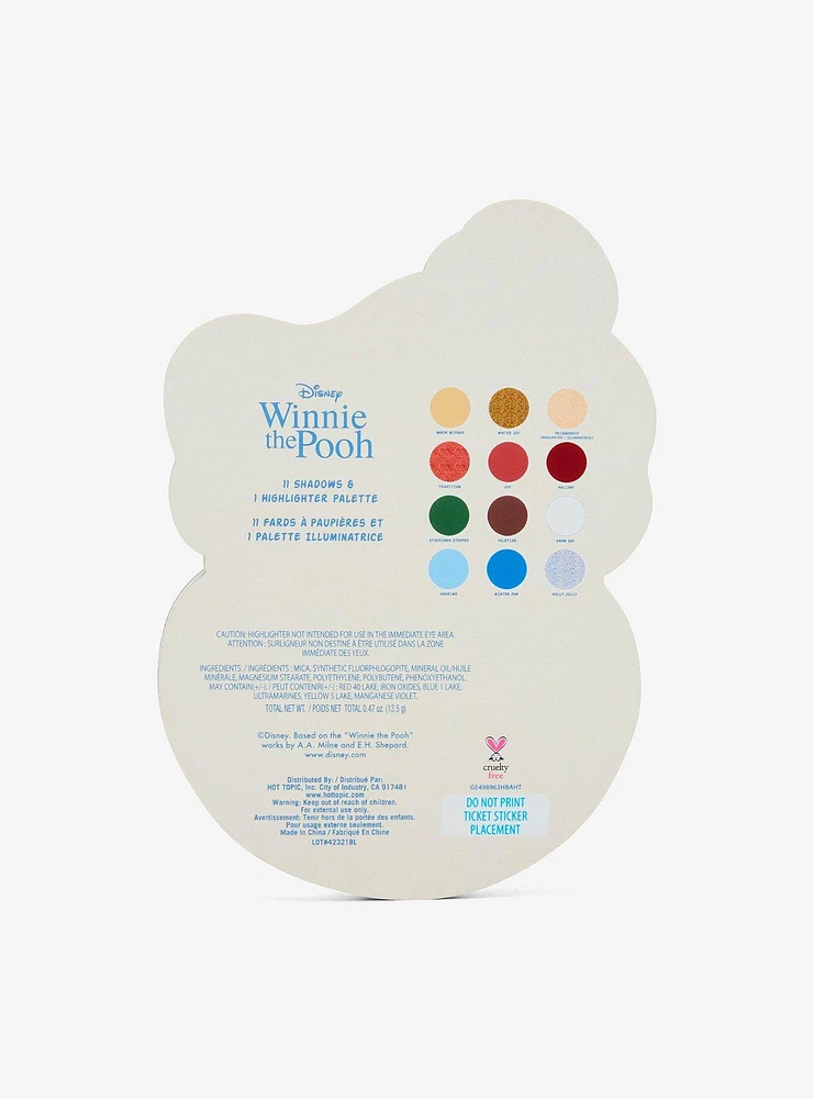 Kara Beauty Disney Winnie The Pooh Holiday Eyeshadow & Highlighter Palette