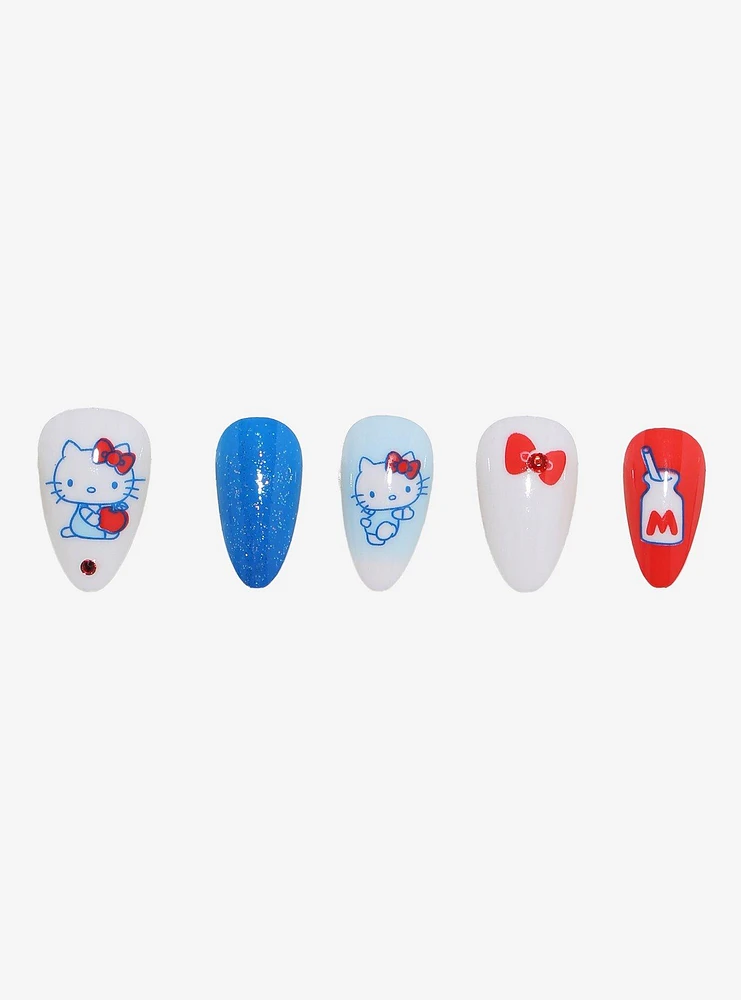 Hello Kitty Snacks Faux Nail Set