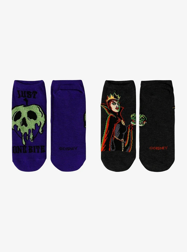 Disney Villains Evil Queen No-Show Socks 2 Pair