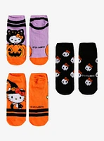 Hello Kitty Halloween No-Show Socks 3 Pair