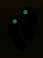 The Nightmare Before Christmas Jack Stripe Glow-In-The-Dark Ankle Socks