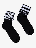 The Nightmare Before Christmas Jack Stripe Glow-In-The-Dark Ankle Socks