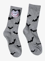 The Nightmare Before Christmas Scary Teddy Plush Head Crew Socks