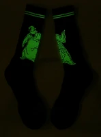 The Nightmare Before Christmas Oogie Boogie Glow-In-The-Dark Crew Socks