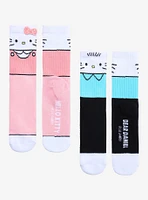 Hello Kitty & Dear Daniel Crew Socks 2 Pair