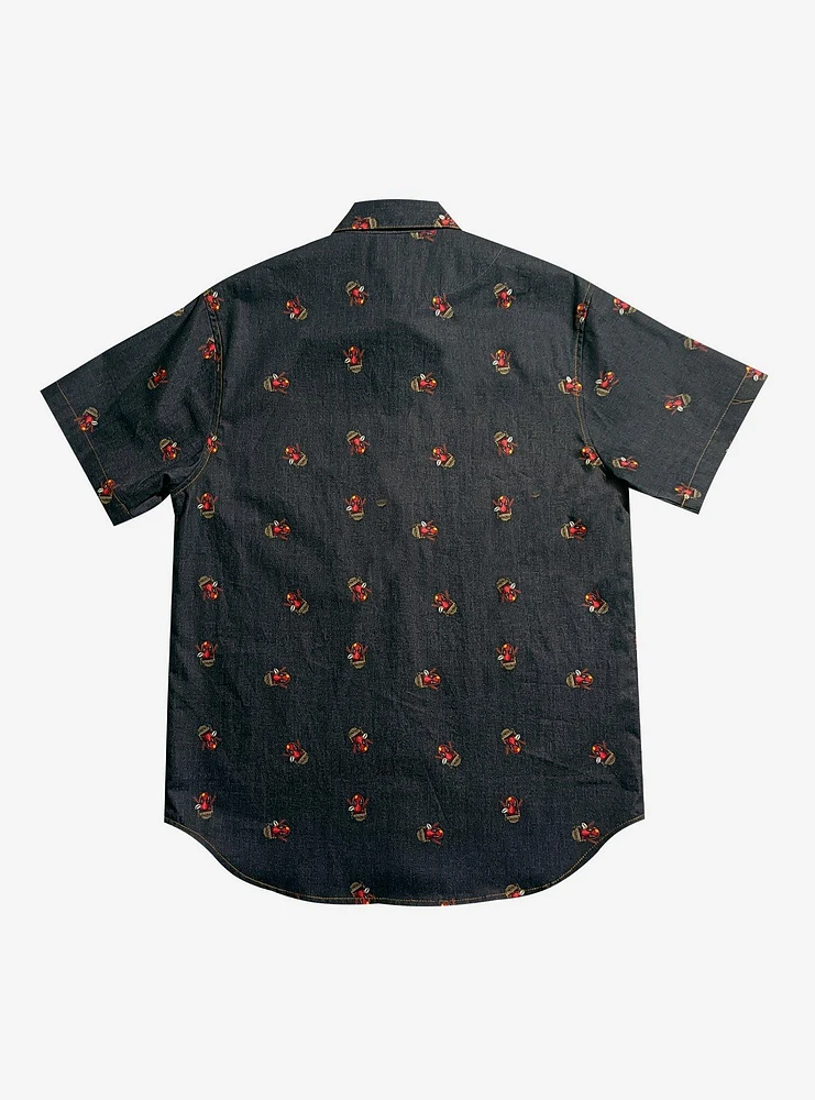 Marvel Deadpool Faces Denim T-Shirt