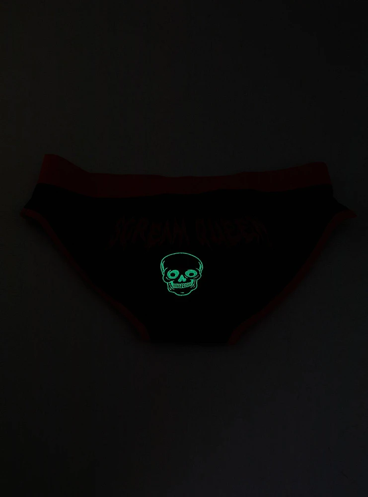 Skull Scream Queen Glow-In-The-Dark Panty