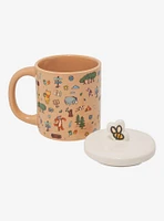 Disney Winnie the Pooh Camping Icons Allover Mug with Lid - BoxLunch Exclusive