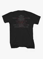 My Chemical Romance Three Cheers Tracklist T-Shirt