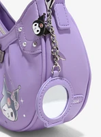 Her Universe Kuromi Lavender Baguette Bag With Mirror Key Chain