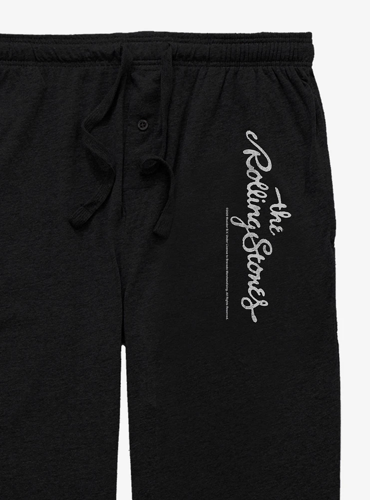 The Rolling Stone Band Logo Pajama Pants