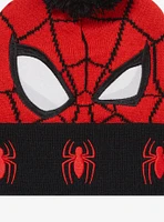 Marvel Spider-Man Figural Youth Pom-Pom Beanie