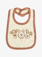 Disney Winnie the Pooh Pooh Bear and Friends Neutral Bib Set