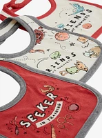 Harry Potter Friends at Hogwarts Chibi Infant Bib Set