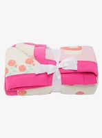 Sanrio Hello Kitty and Friends Retro Quilted Baby Blanket