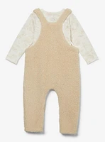 Disney Winnie the Pooh Sherpa Bear Infant Overall & Shirt Set