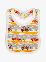 Disney Pixar Cars Lightning McQueen & Mater Chibi Bib Set