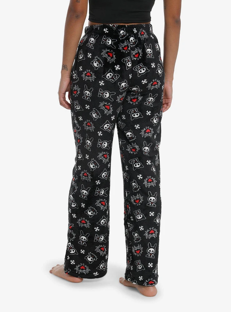 Skelanimals Characters Fuzzy Pajama Pants