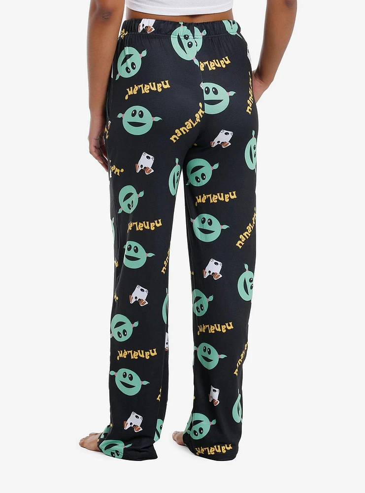 Nanalan' Allover Print Pajama Pants