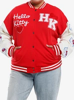 Hello Kitty Patch Girls Varsity Jacket Plus