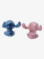 Disney Lilo & Stitch Angel & Stitch Hand Painted Salt and Pepper Shakers