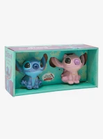 Disney Lilo & Stitch Angel & Stitch Hand Painted Salt and Pepper Shakers