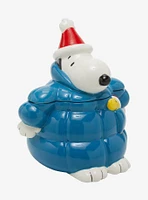 Peanuts Snoopy Puffer Jacket Cookie Jar