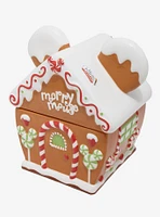 Disney Mickey Mouse Gingerbread House Figural Cookie Jar