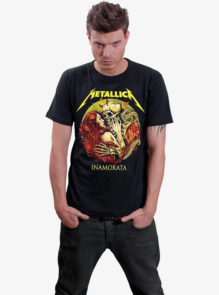 Metallica Inamorata Front Print T-Shirt