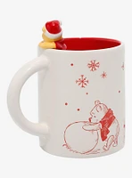 Disney Winnie the Pooh Holiday Pooh Bear Mug