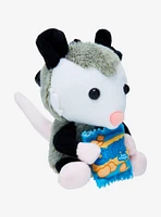 Possum with Chips Plush Keychain