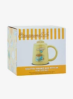 Sanrio Cinnamoroll Coffee Yellow Mug with Lid