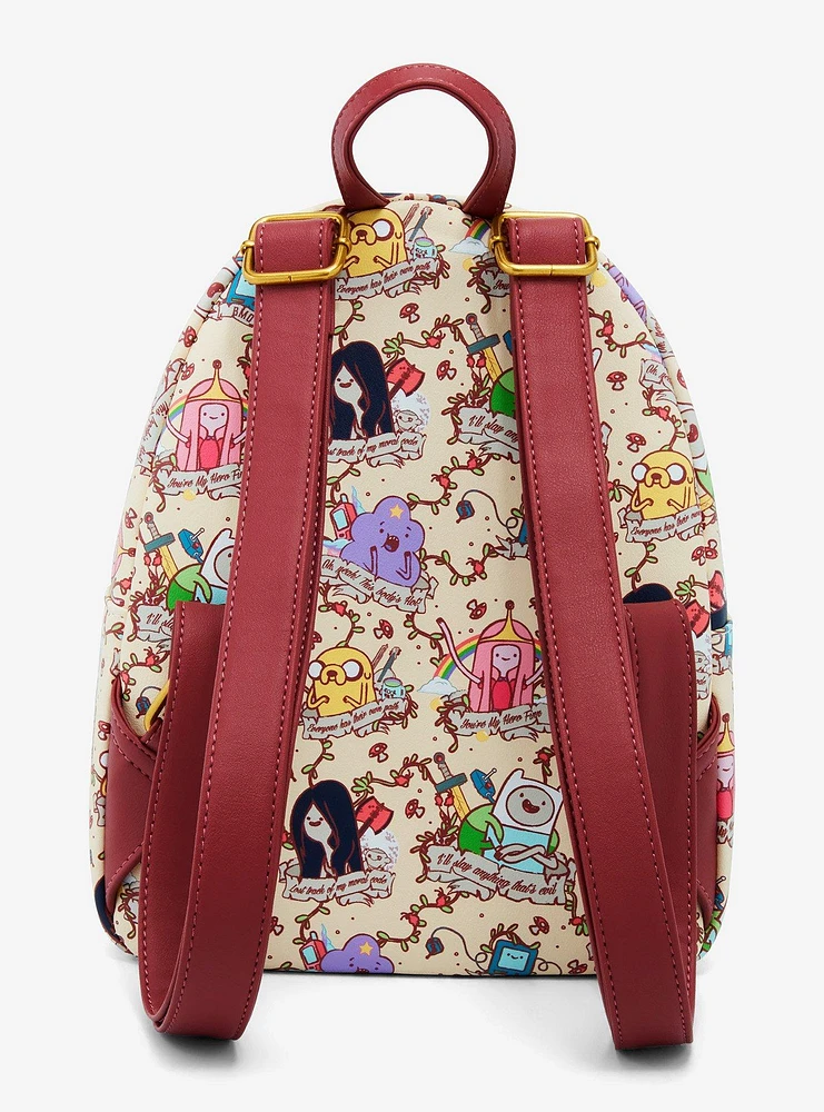 Loungefly Adventure Time Banner Mini Backpack