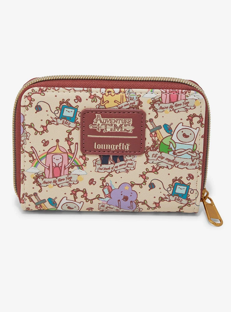 Loungefly Adventure Time Banner Mini Wallet